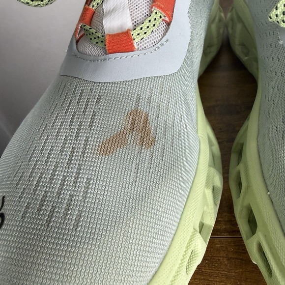 On Cloud Cloudmonster Running Shoes Women's Size 9.5 Grey Green - Picture 7 of 8